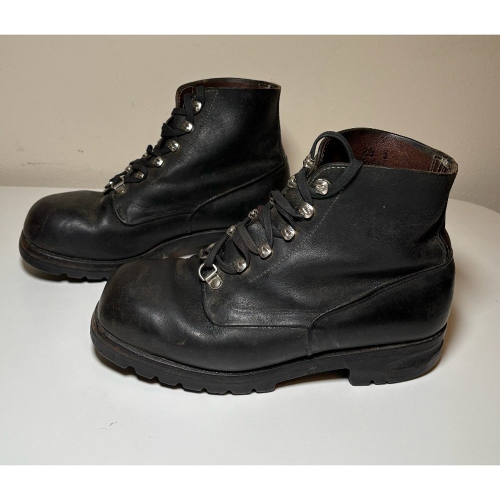 Vintage 80s Military Leather Boots Veltheim Mountaineering Swiss | Size 8 (26cm) - Picture 9 of 9